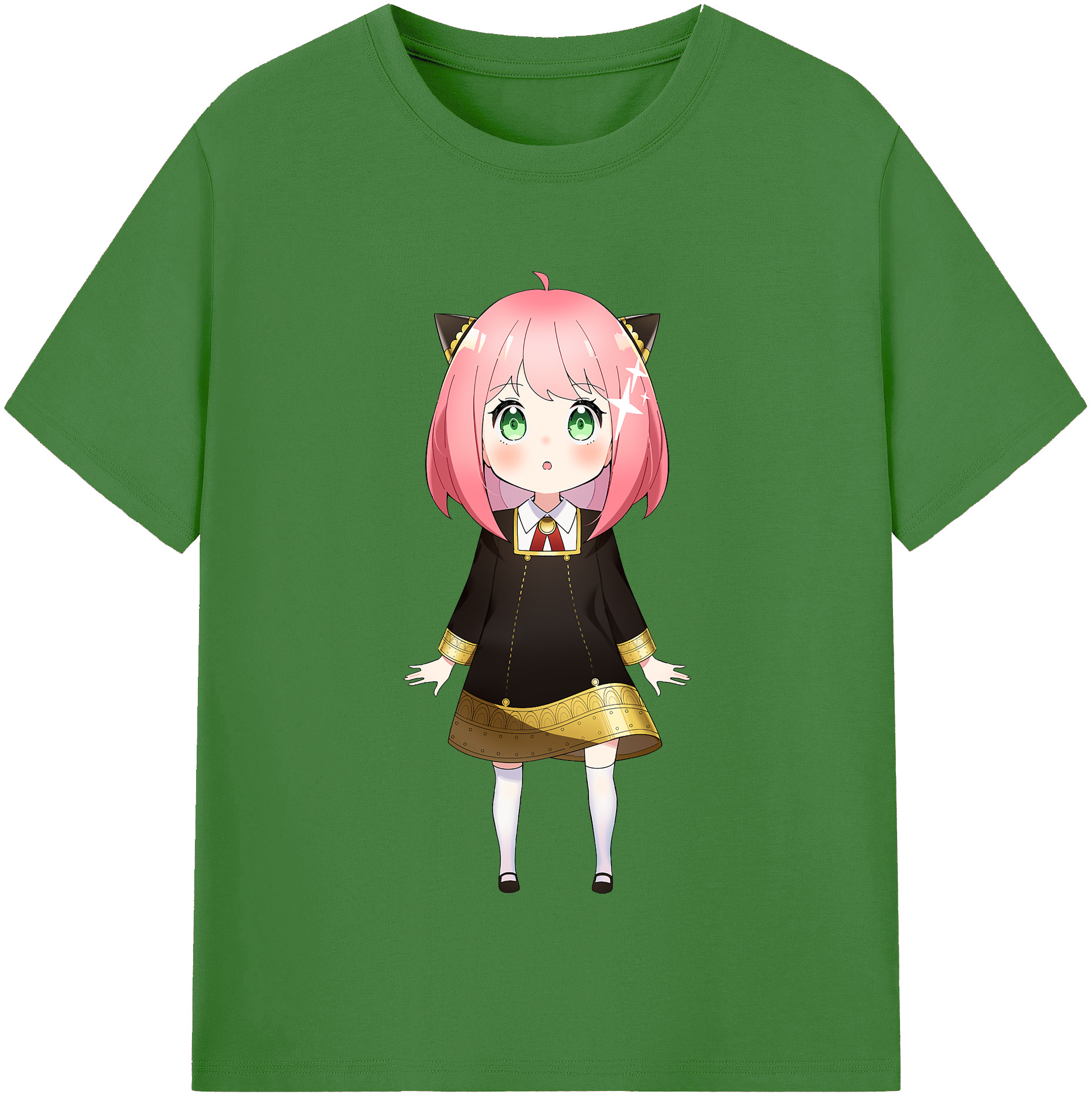 （画像用） SPY×FAMILY间谍家家酒 レディースカジュアルプリントTシャツ（綿100％）